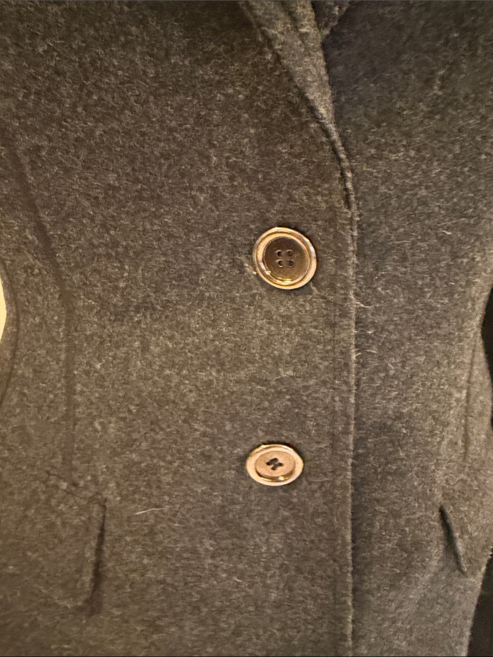Vintage Dolce & Gabbana Wool Gray Tailored Blazer Italian 42 US 6 - Picture 5 of 9